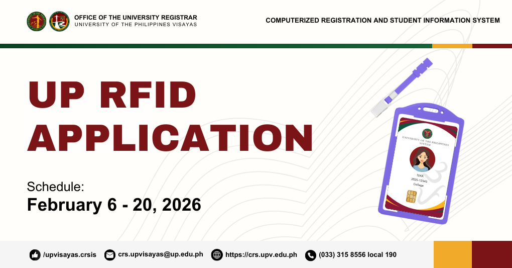 UP RFID Application for Second Semester/Trimester, AY 2025-2026